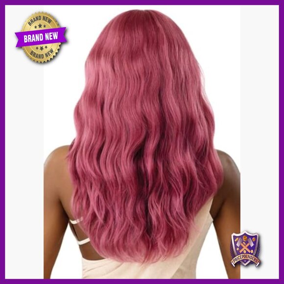 13x6 Lace Front Wig with Baby Hairs, Glueless Synthetic Hair